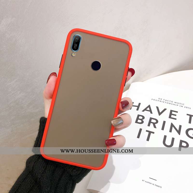 Housse Huawei Y6s Protection Coque En Silicone Incassable Téléphone Portable 2020 Rouge Étui