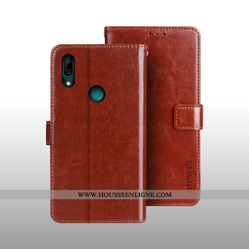 Housse Huawei Y7 2020 Créatif Portefeuille Cuir 2020 Protection Téléphone Portable Rouge