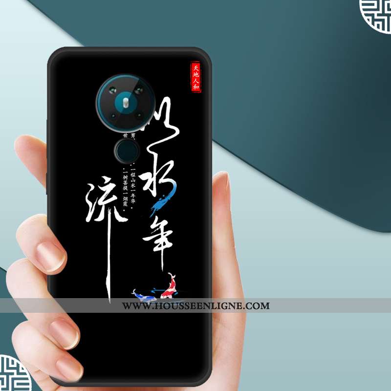 Housse Nokia 5.3 Silicone Mode Incassable Bleu Tendance Protection Téléphone Portable