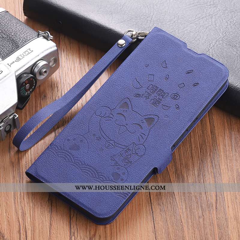 Housse Oneplus 6t Silicone Protection Business Téléphone Portable Incassable Étui Bleu Marin Bleu Fo