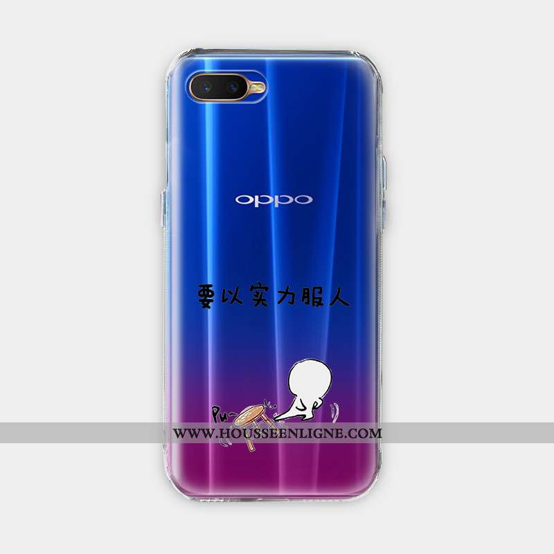 Housse Oppo Ax7 Silicone Mode Charmant Créatif Tout Compris Europe Coque Bleu