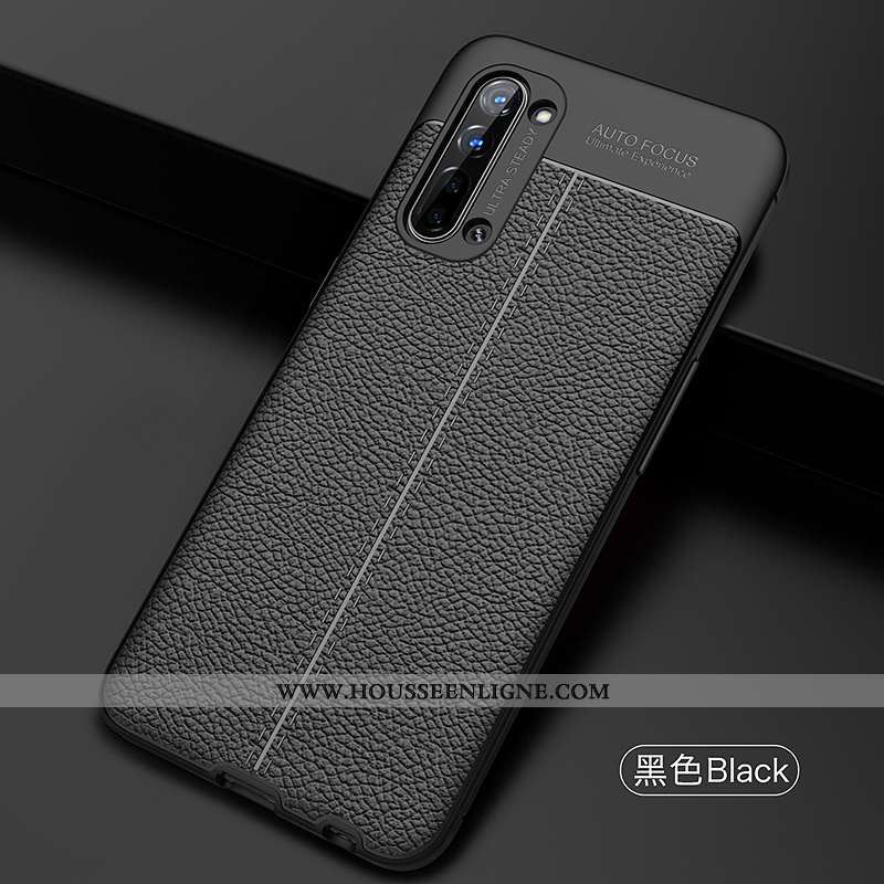 Housse Oppo Reno 3 Silicone Coque Incassable Noir Cool Téléphone Portable Luxe