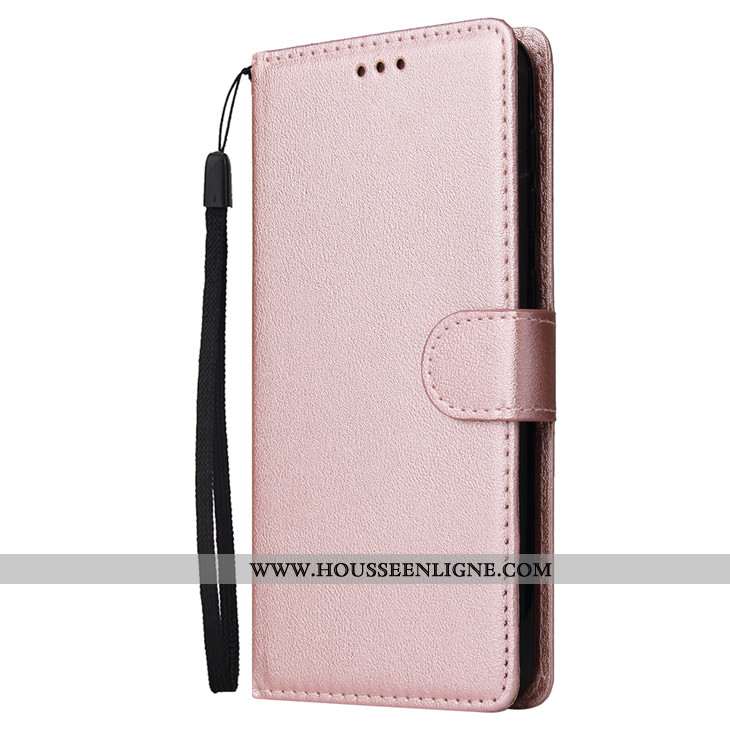 Housse Samsung Galaxy A10 Cuir Fluide Doux Téléphone Portable Rose Étoile Tout Compris Étui