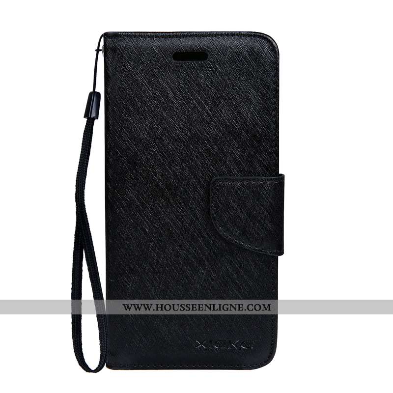 Housse Samsung Galaxy A10 Modèle Fleurie Protection Noir Business Téléphone Portable Cuir