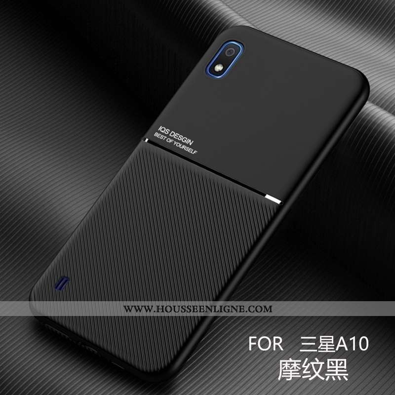 Housse Samsung Galaxy A10 Protection Tendance Membrane Simple Luxe Tout Compris Noir