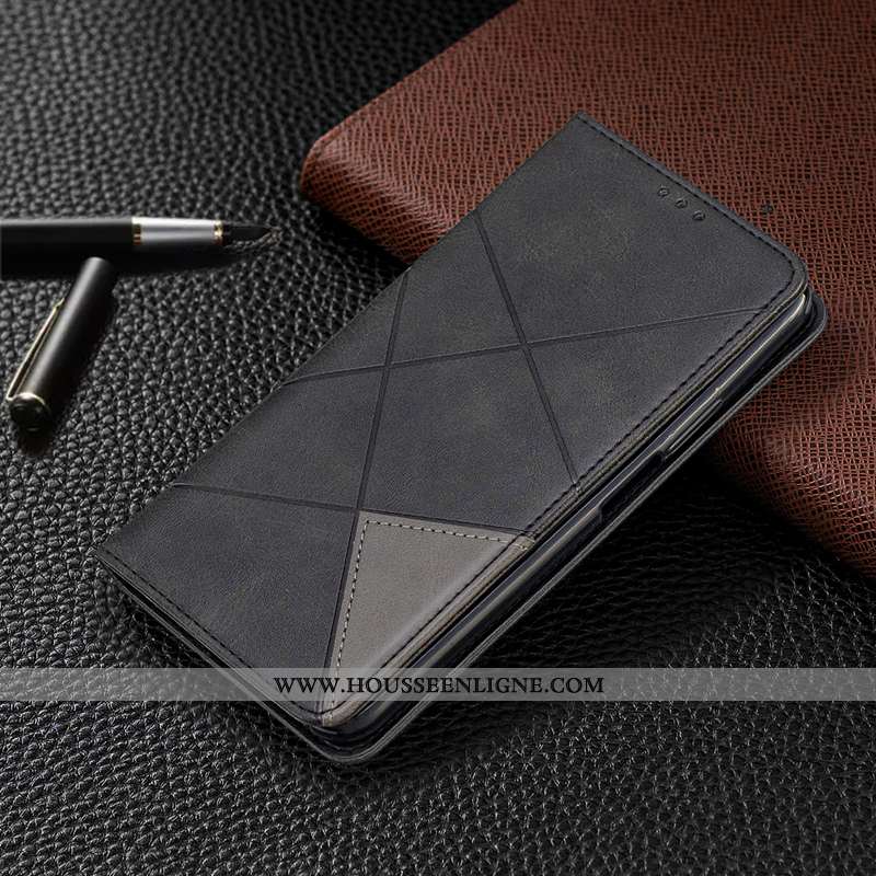 Housse Samsung Galaxy A21s Protection Cuir Noir Étoile Coque Tout Compris Téléphone Portable