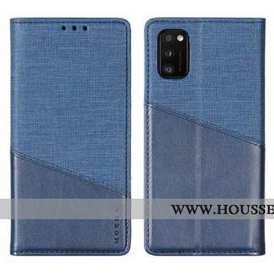 Housse Samsung Galaxy A41 Protection Étoile Bleu Marin Étui Téléphone Portable Tout Compris Incassab