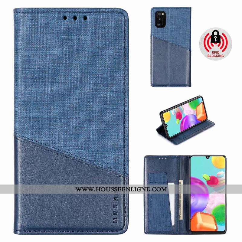 Housse Samsung Galaxy A41 Protection Étoile Bleu Marin Étui Téléphone Portable Tout Compris Incassab