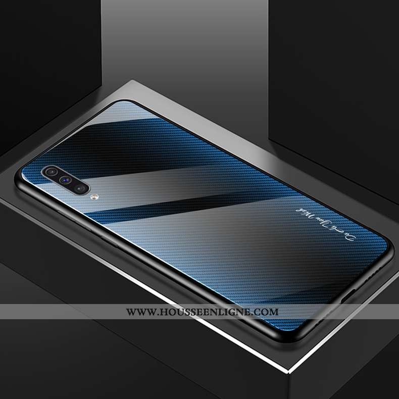 Housse Samsung Galaxy A50 Verre Tendance Téléphone Portable Tempérer Incassable Nouveau Modèle Fleur