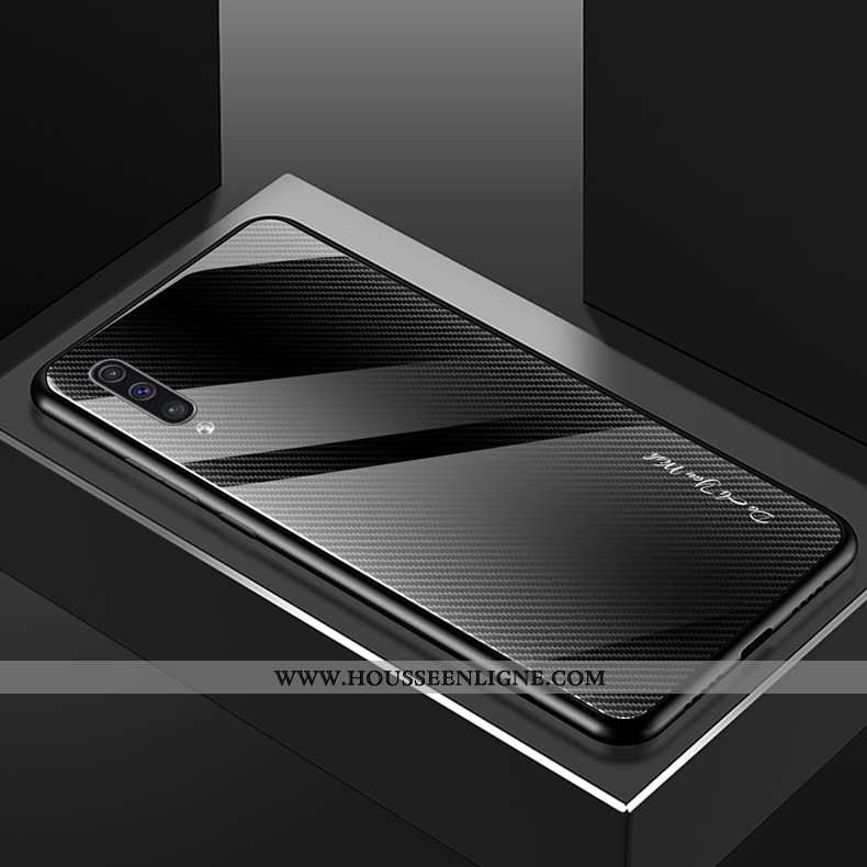 Housse Samsung Galaxy A50 Verre Tendance Téléphone Portable Tempérer Incassable Nouveau Modèle Fleur
