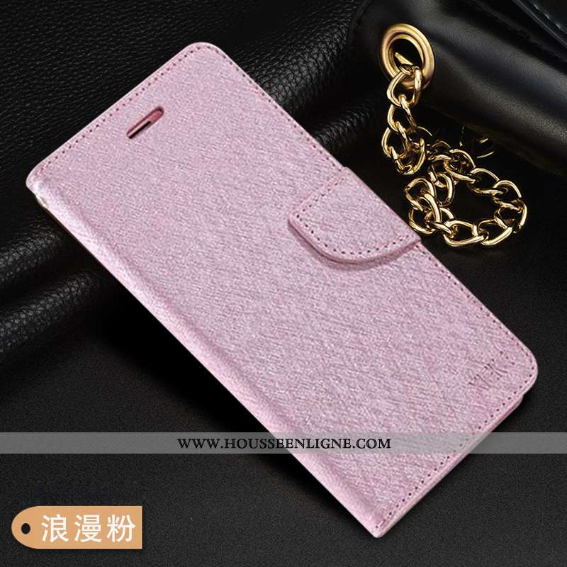 Housse Samsung Galaxy A50s Cuir Protection Téléphone Portable Rouge Coque Étoile Étui Rose