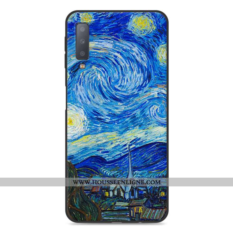 Housse Samsung Galaxy A70 Dessin Animé Silicone Téléphone Portable Protection Coque Incassable Étui 
