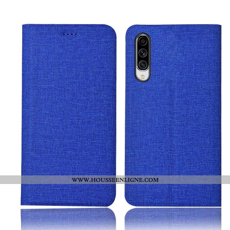 Housse Samsung Galaxy A70s Protection Bleu Tout Compris Incassable Téléphone Portable Étoile