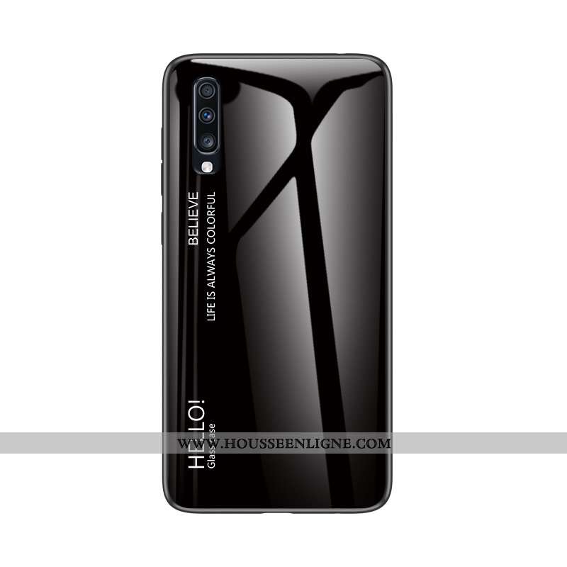 Housse Samsung Galaxy A90 5g Légère Fluide Doux Étoile Incassable Noir Coque Dégradé