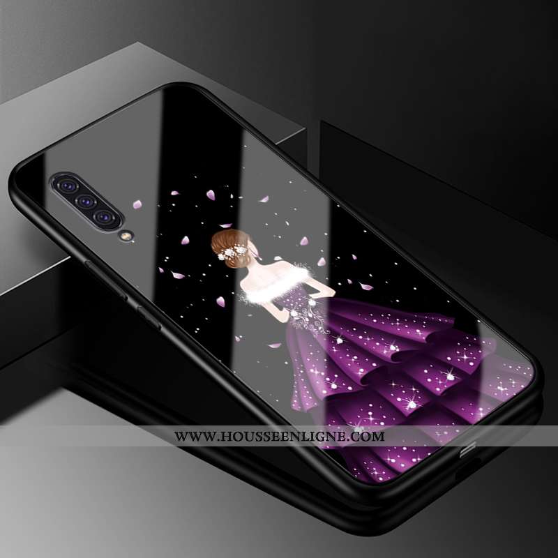 Housse Samsung Galaxy A90 5g Protection Verre Silicone Téléphone Portable Incassable Personnalité Ét