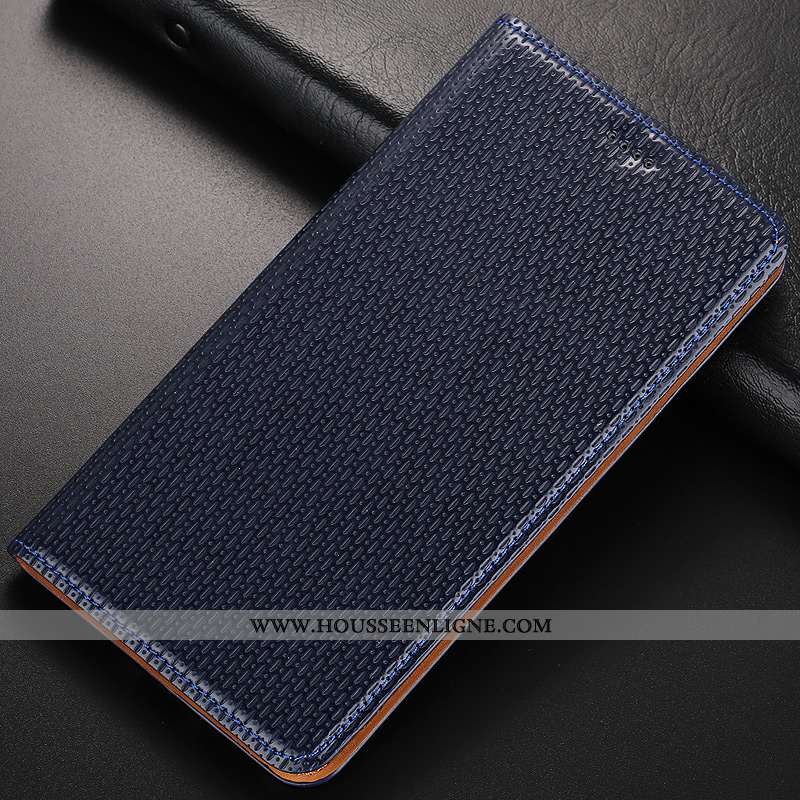 Housse Samsung Galaxy Note 10+ Cuir Véritable Protection Incassable Coque Téléphone Portable Marron 