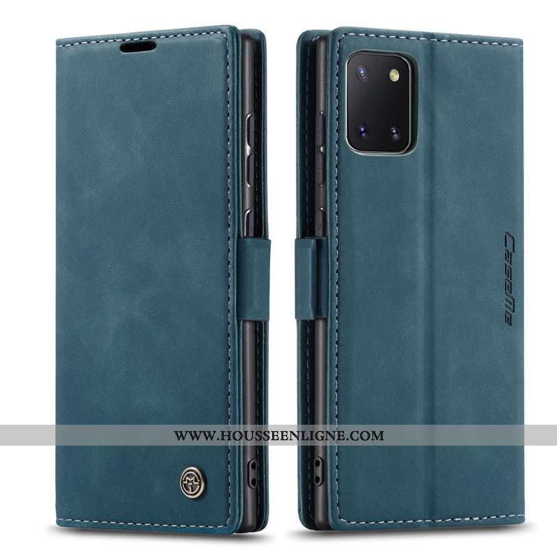 Housse Samsung Galaxy Note 10 Lite Cuir Créatif Kaki Étui Incassable Coque Étoile Khaki