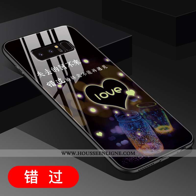 Housse Samsung Galaxy Note 8 Personnalité Créatif Violet Coque Tout Compris Mode Téléphone Portable