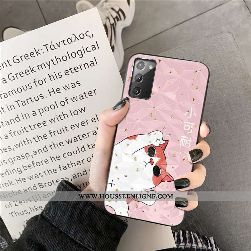Housse Samsung Galaxy Note20 Tendance Dessin Animé Étoile Amoureux Téléphone Portable Coque Incassab