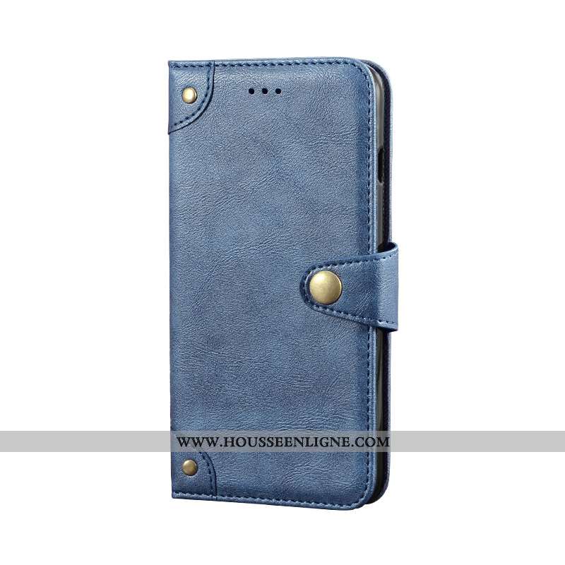Housse Samsung Galaxy S10+ Cuir Protection Téléphone Portable Carte Portefeuille Étui Noir