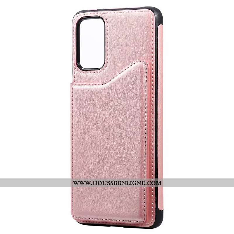 Housse Samsung Galaxy S20 Cuir Étui Téléphone Portable Étoile Coque Carte Rose