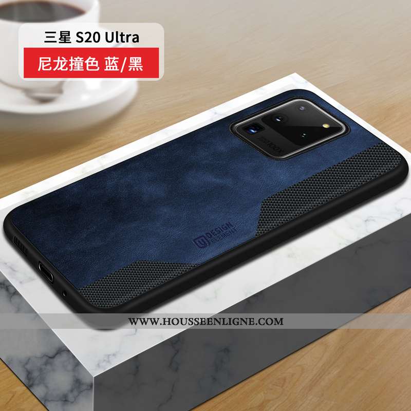 Housse Samsung Galaxy S20 Ultra Silicone Protection Téléphone Portable Étoile Rouge Étui Coque