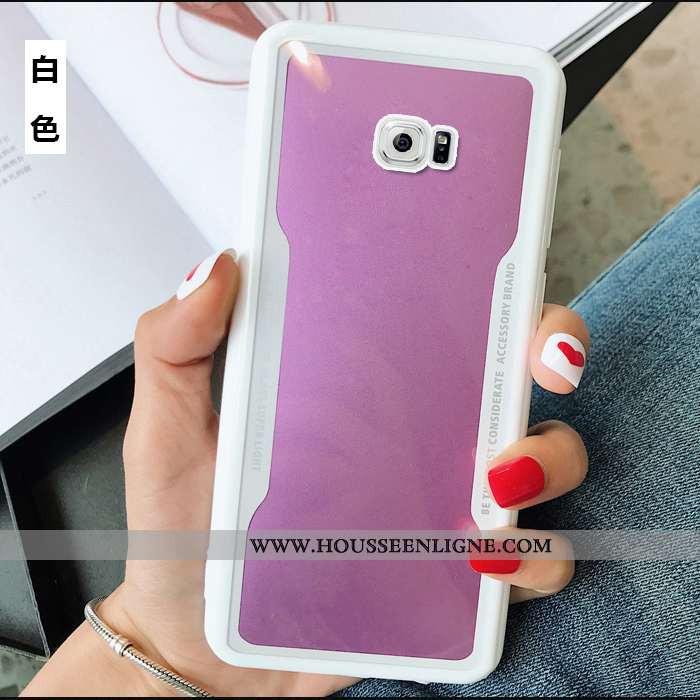 Housse Samsung Galaxy S6 Mode Silicone Téléphone Portable Simple Rouge Coque Étoile