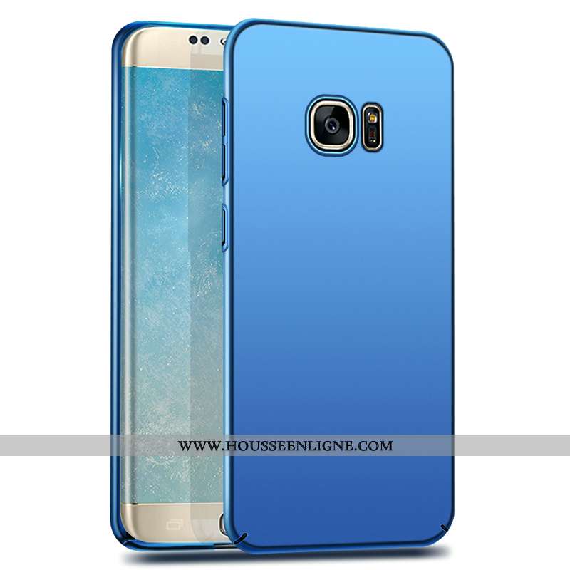 Housse Samsung Galaxy S7 Délavé En Daim Personnalité Étui Créatif Étoile Net Rouge Téléphone Portabl