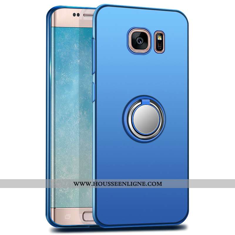 Housse Samsung Galaxy S7 Edge Coque En Silicone Protection Bleu Incassable Téléphone Portable Étoile