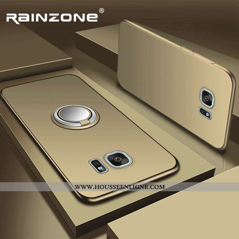Housse Samsung Galaxy S7 Edge Coque En Silicone Protection Bleu Incassable Téléphone Portable Étoile