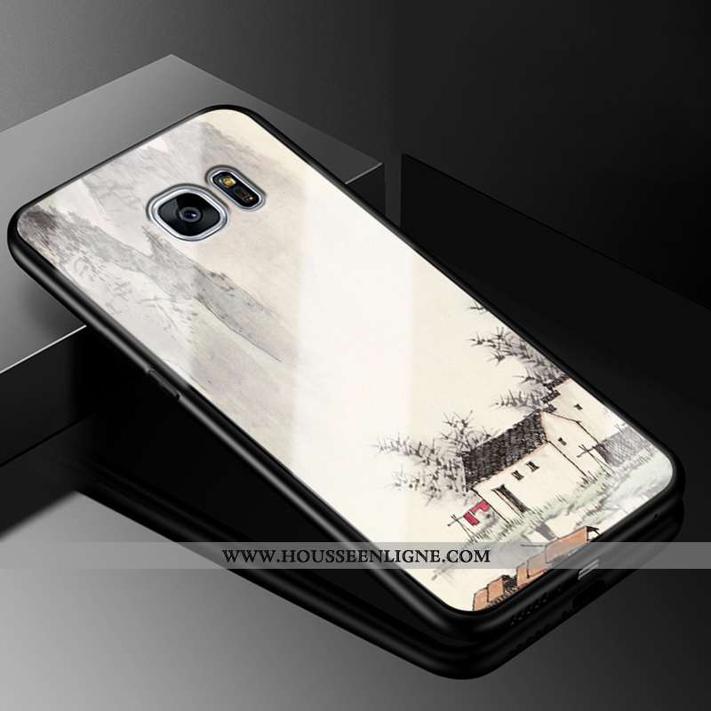 Housse Samsung Galaxy S7 Edge Dessin Animé Tendance Téléphone Portable Personnalité Coque Tout Compr