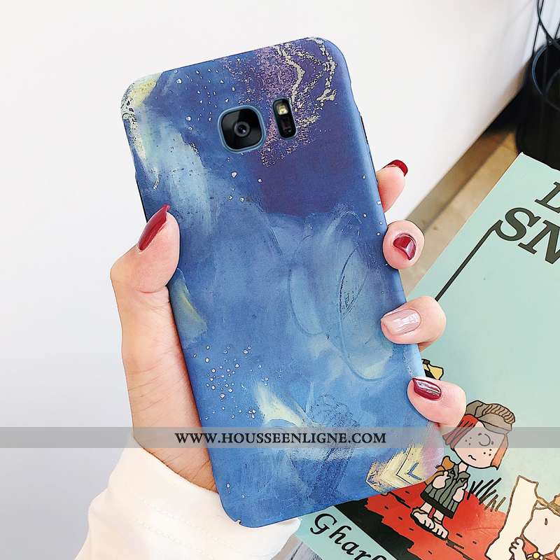 Housse Samsung Galaxy S7 Edge Tendance Personnalité Incassable Coque Amoureux Lumineuses Téléphone P