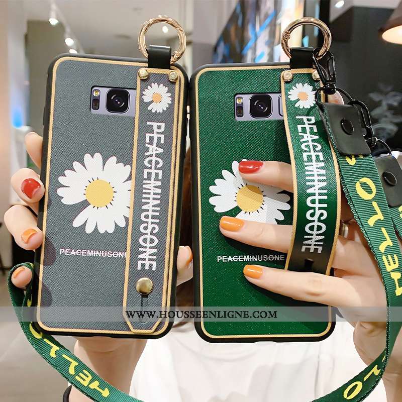 Housse Samsung Galaxy S8 Personnalité Créatif Coque Étoile Vert Ornements Suspendus Amoureux Verte