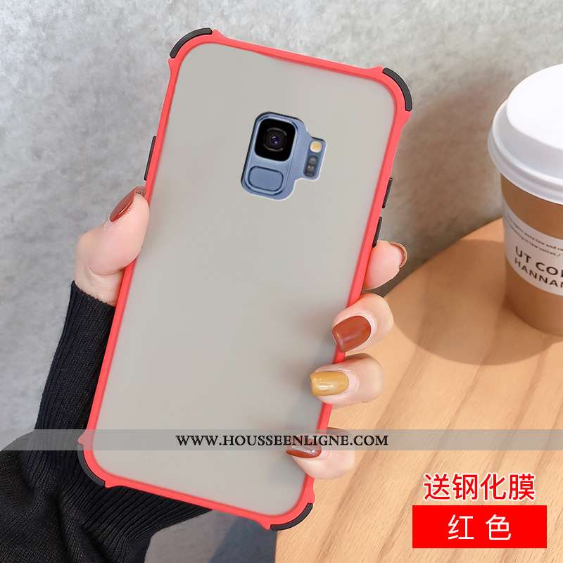 Housse Samsung Galaxy S9 Créatif Tendance Coque Délavé En Daim Incassable Téléphone Portable Fluide 