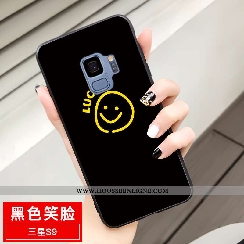 Housse Samsung Galaxy S9 Fluide Doux Mode Étoile Protection Charmant Téléphone Portable Délavé En Da