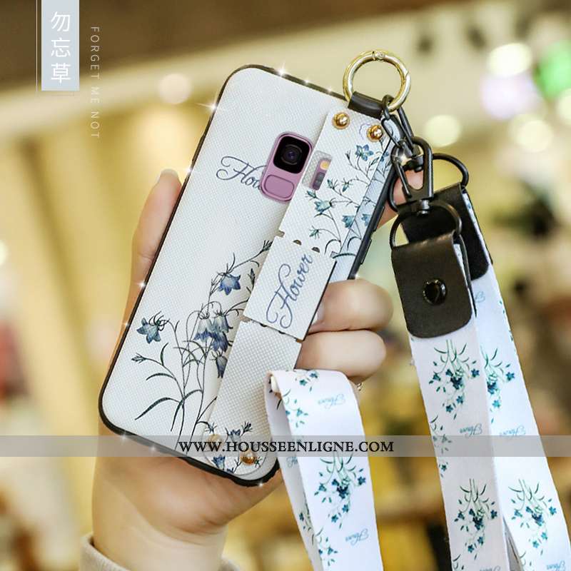 Housse Samsung Galaxy S9 Fluide Doux Silicone Ultra Tendance Étoile Incassable Créatif Rose