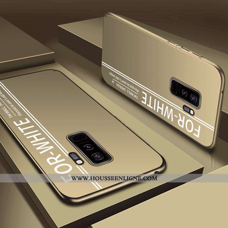 Housse Samsung Galaxy S9+ Tendance Légère Pu Incassable Tout Compris Bleu Étui