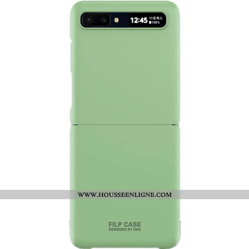 Housse Samsung Z Flip Tendance Légère Étoile Vert Ultra Protection Incassable Verte
