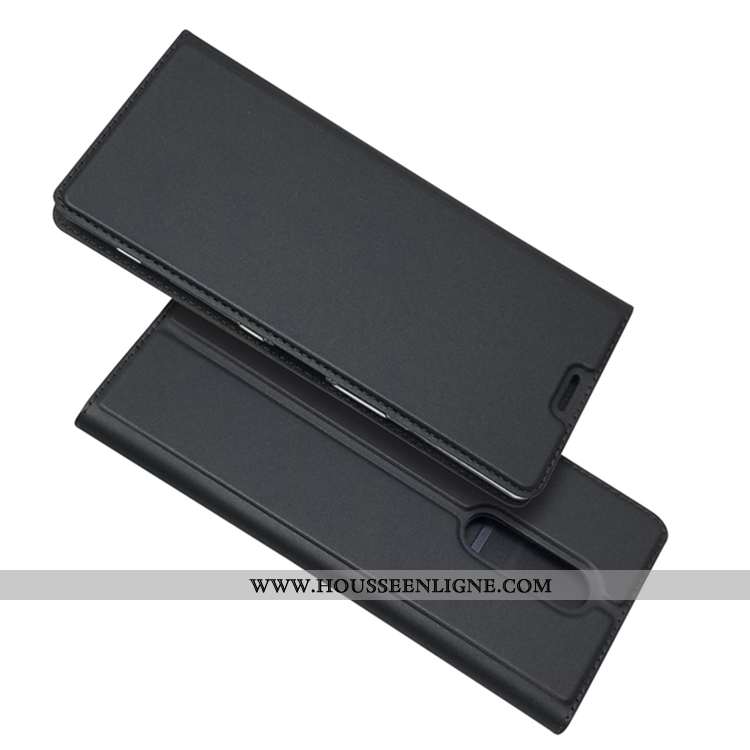 Housse Sony Xperia 1 Transparent Silicone Noir Coque Incassable Téléphone Portable