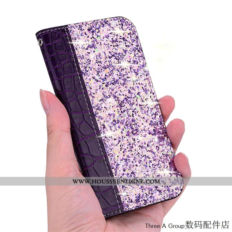 Housse Sony Xperia 10 Violet Incassable Carte Téléphone Portable Coque