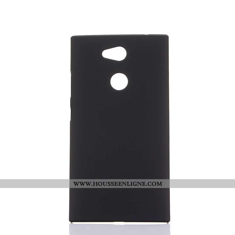 Housse Sony Xperia L2 Délavé En Daim Protection Membrane Étui Coque Téléphone Portable Bleu