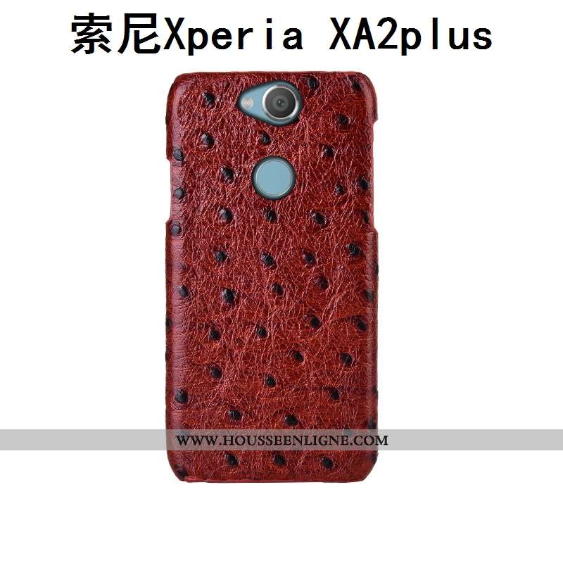 Housse Sony Xperia Xa2 Plus Modèle Fleurie Protection Luxe Oiseau Bovins Cuir Couvercle Arrière Marr