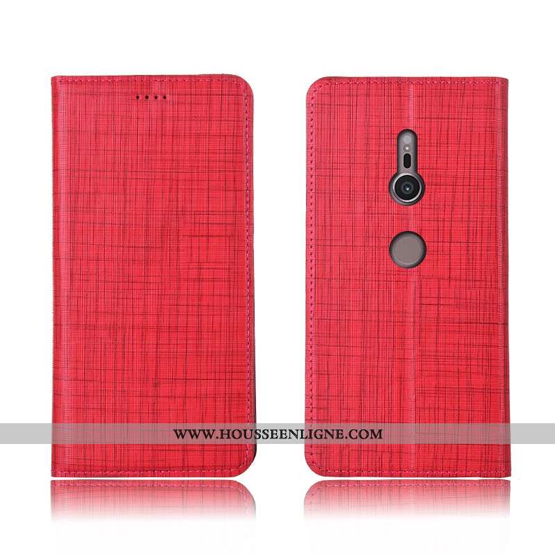 Housse Sony Xperia Xz3 Cuir Véritable Cuir Protection Fluide Doux Téléphone Portable Silicone Tout C