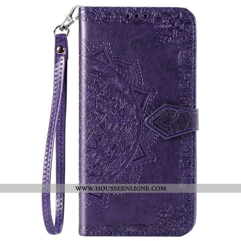 Housse Xiaomi Mi 10 Cuir Téléphone Portable Coque Tout Compris Étui Violet Incassable