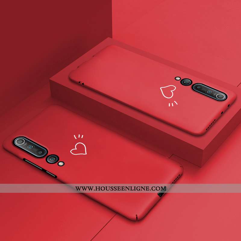 Housse Xiaomi Mi 10 Délavé En Daim Personnalité Vent Tout Compris Difficile Protection Clair Verte