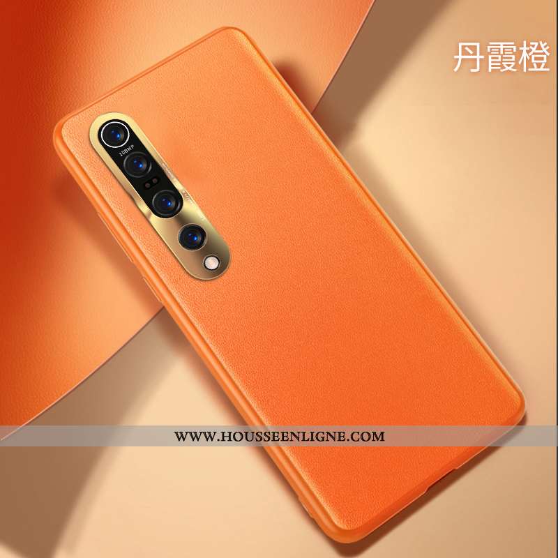 Housse Xiaomi Mi 10 Pro Délavé En Daim Personnalité Téléphone Portable Vent Étui Créatif Cuir Vérita