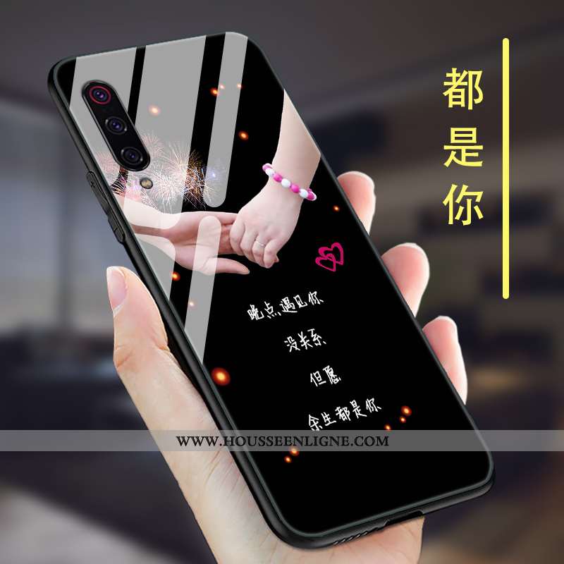 Housse Xiaomi Mi 9 Créatif Ultra Nouveau Délavé En Daim Tout Compris Silicone Clair Marron