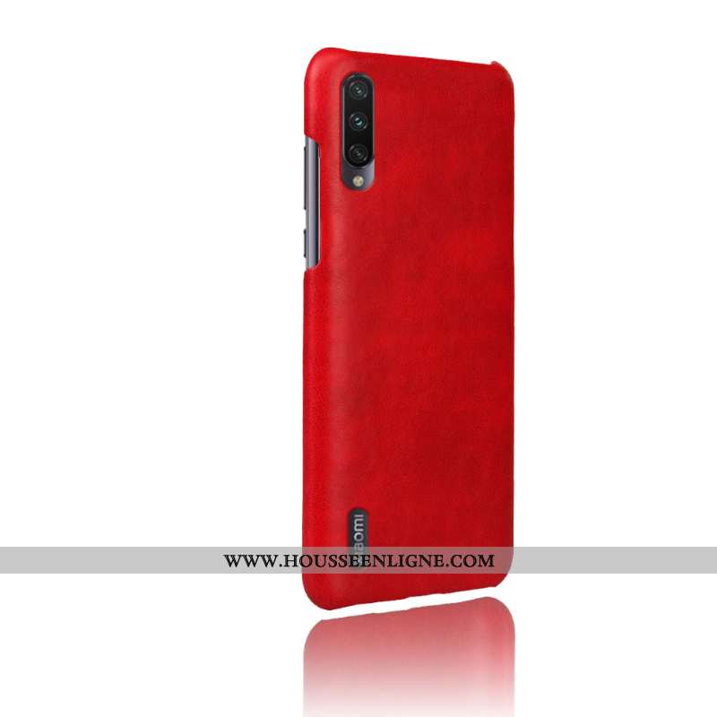 Housse Xiaomi Mi 9 Lite Délavé En Daim Cuir Petit Imperméable Téléphone Portable Gris Résistant À L'
