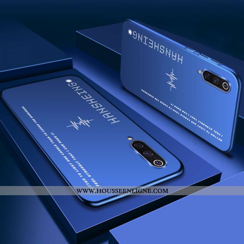 Housse Xiaomi Mi 9 Se Tendance Légère Incassable Petit Coque Vent Téléphone Portable Bleu