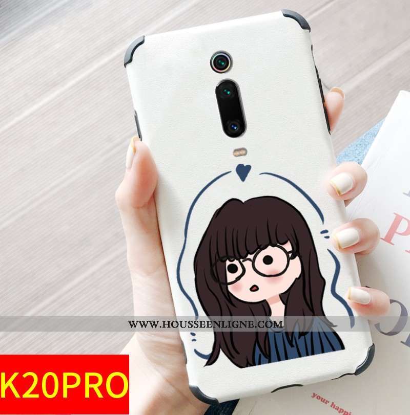 Housse Xiaomi Mi 9t Pro Charmant Modèle Fleurie Rouge Petit Protection Tout Compris Incassable Blanc